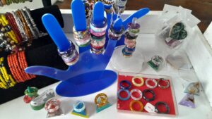 Perspex ring hand