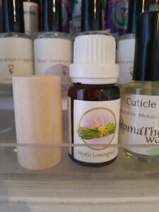 Wooden diffuser for essential oils.